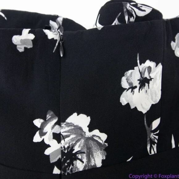 New! White House Black Market Convertible Floral-Bodice Jumpsuit, 14 - Picture 12 of 16